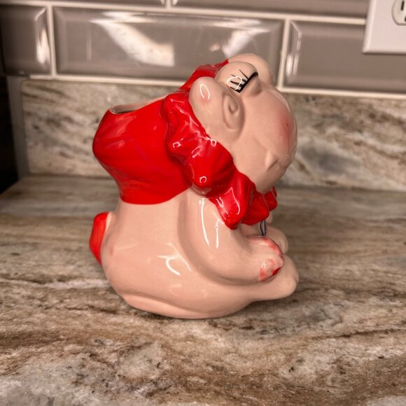 Sam's Restaurant Group Pink Lion Dog Logo Ryukyu Islands Okinawa Japan Tiki Mug - Picture 5 of 10